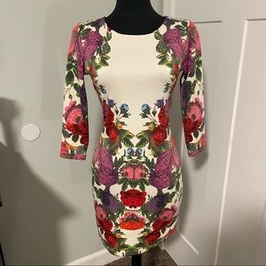 H&M - Floral long-sleeve dress